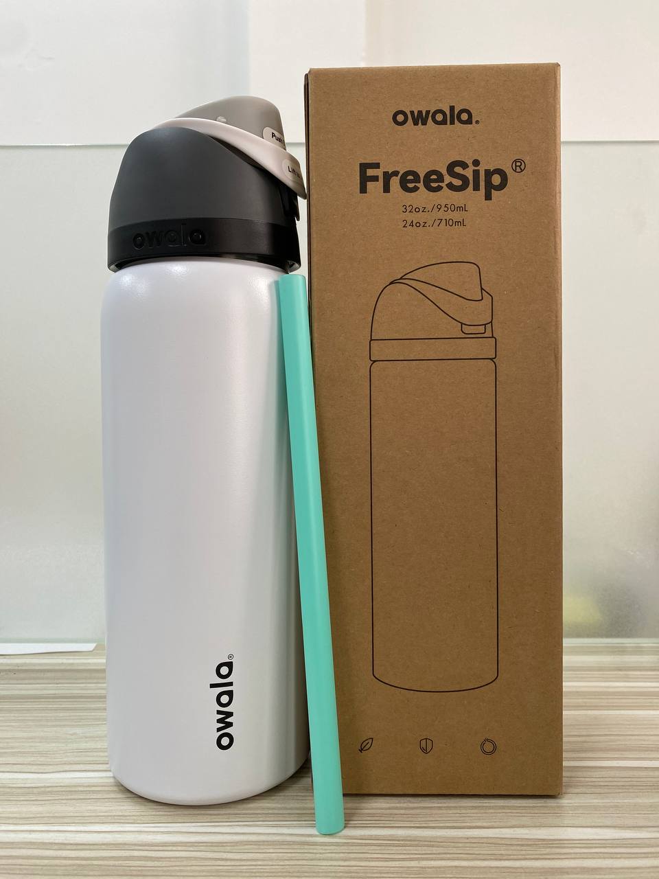 Termo Owala FreeSip® 2 en 1 - Frío por Horas, Cero Derrames