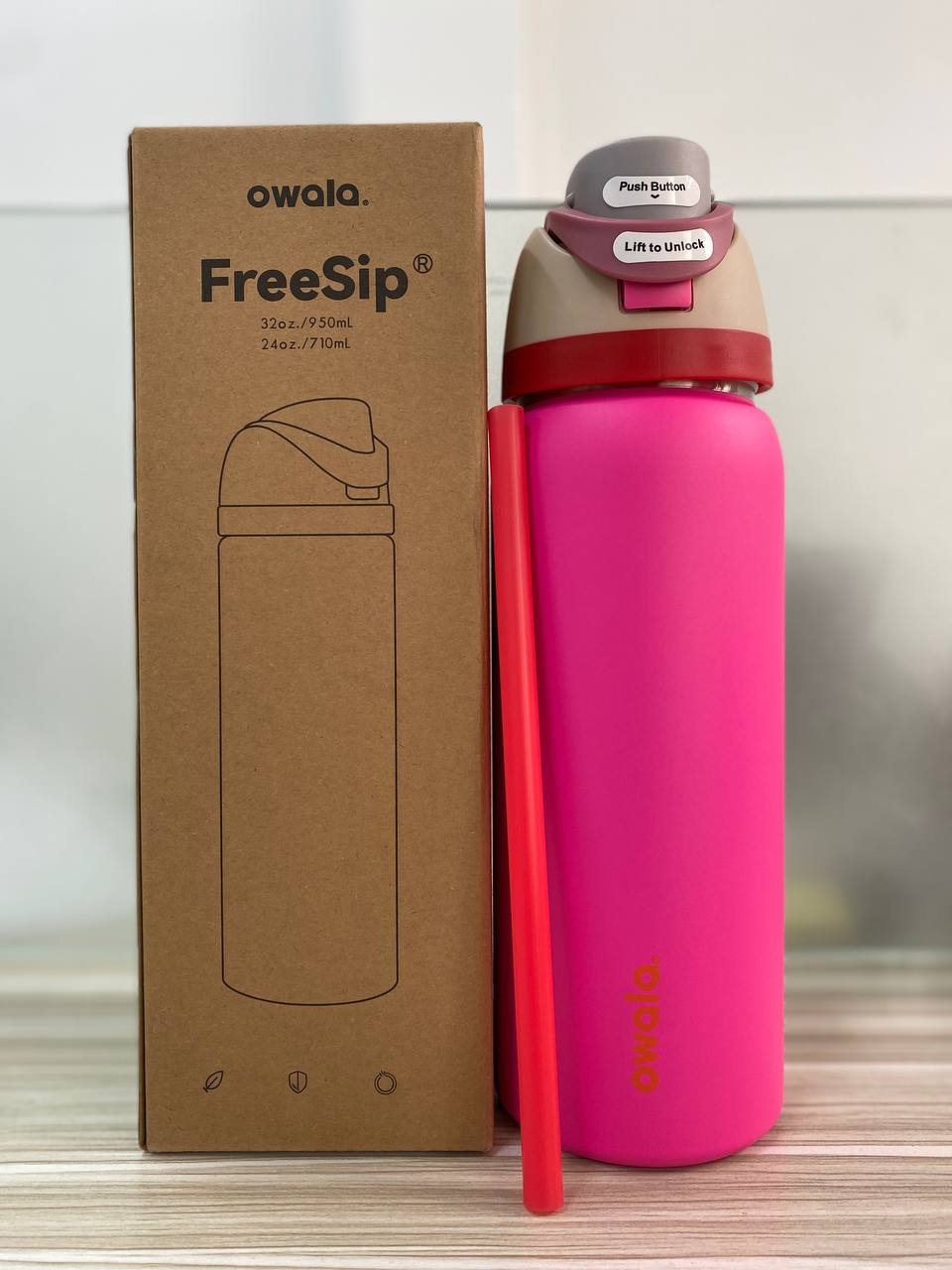 Termo Owala FreeSip® 2 en 1 - Frío por Horas, Cero Derrames