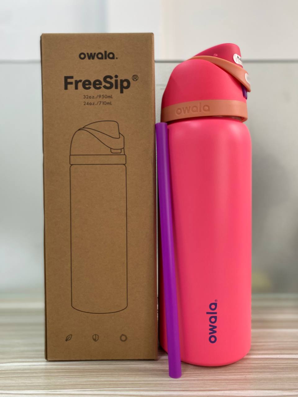 Termo Owala FreeSip® 2 en 1 - Frío por Horas, Cero Derrames