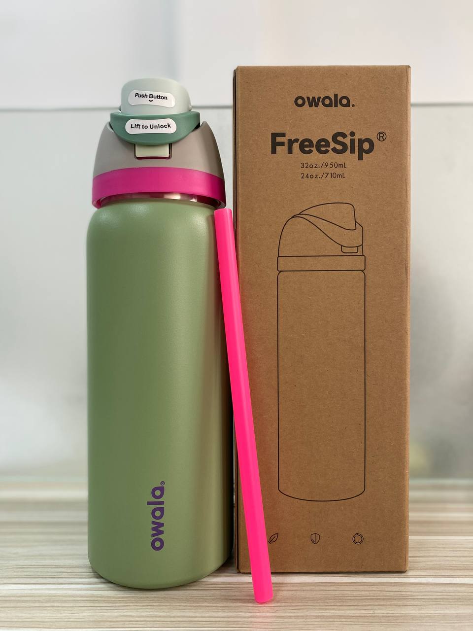 Termo Owala FreeSip® 2 en 1 - Frío por Horas, Cero Derrames