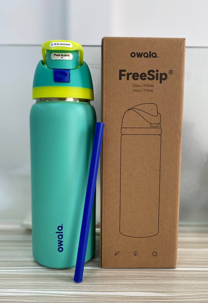 Termo Owala FreeSip® 2 en 1 - Frío por Horas, Cero Derrames