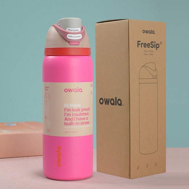 Termo Owala FreeSip® 2 en 1 - Frío por Horas, Cero Derrames