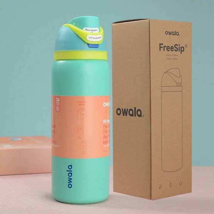 Termo Owala FreeSip® 2 en 1 - Frío por Horas, Cero Derrames