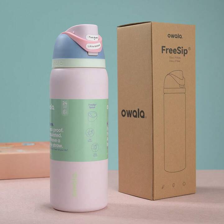 Termo Owala FreeSip® 2 en 1 - Frío por Horas, Cero Derrames