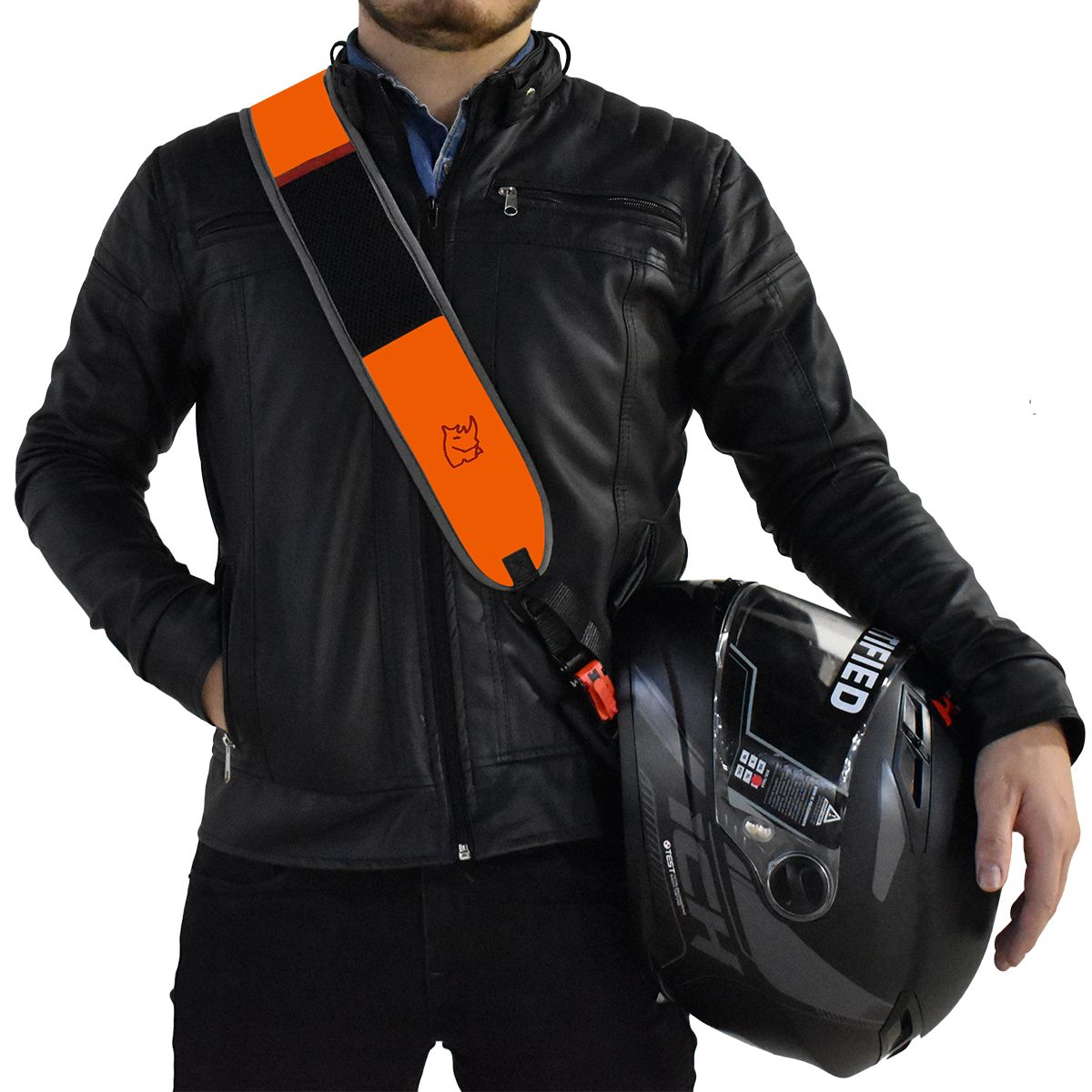 Correa para Casco de Moto – Manos Libres y Seguro