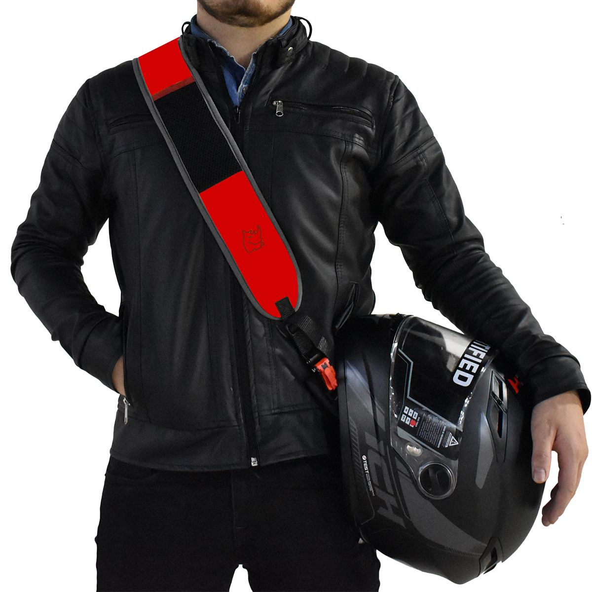 Correa para Casco de Moto – Manos Libres y Seguro