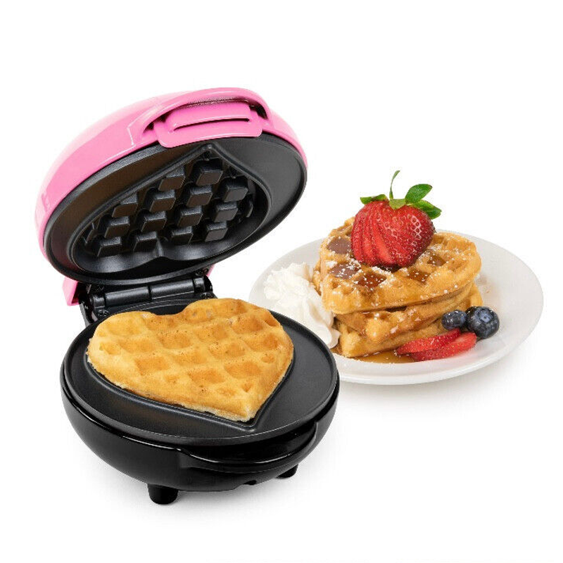 Wafflera en forma de Corazon con Teflon Antiadherente