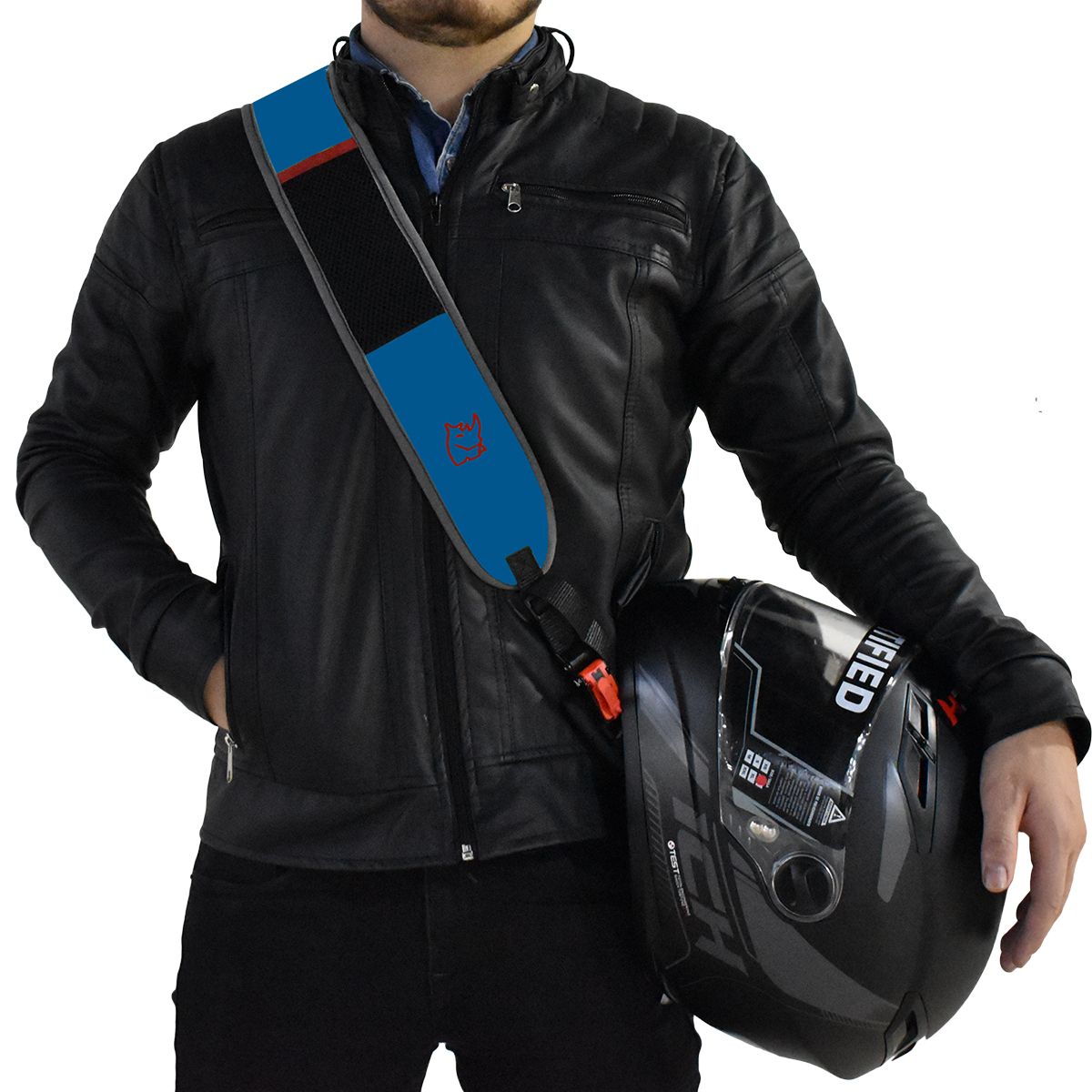 Correa para Casco de Moto – Manos Libres y Seguro