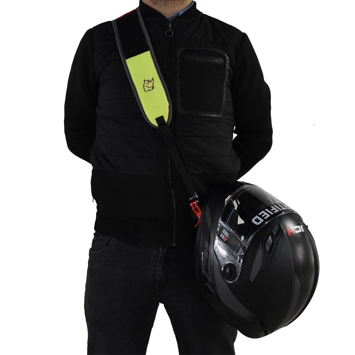 Correa para Casco de Moto – Manos Libres y Seguro