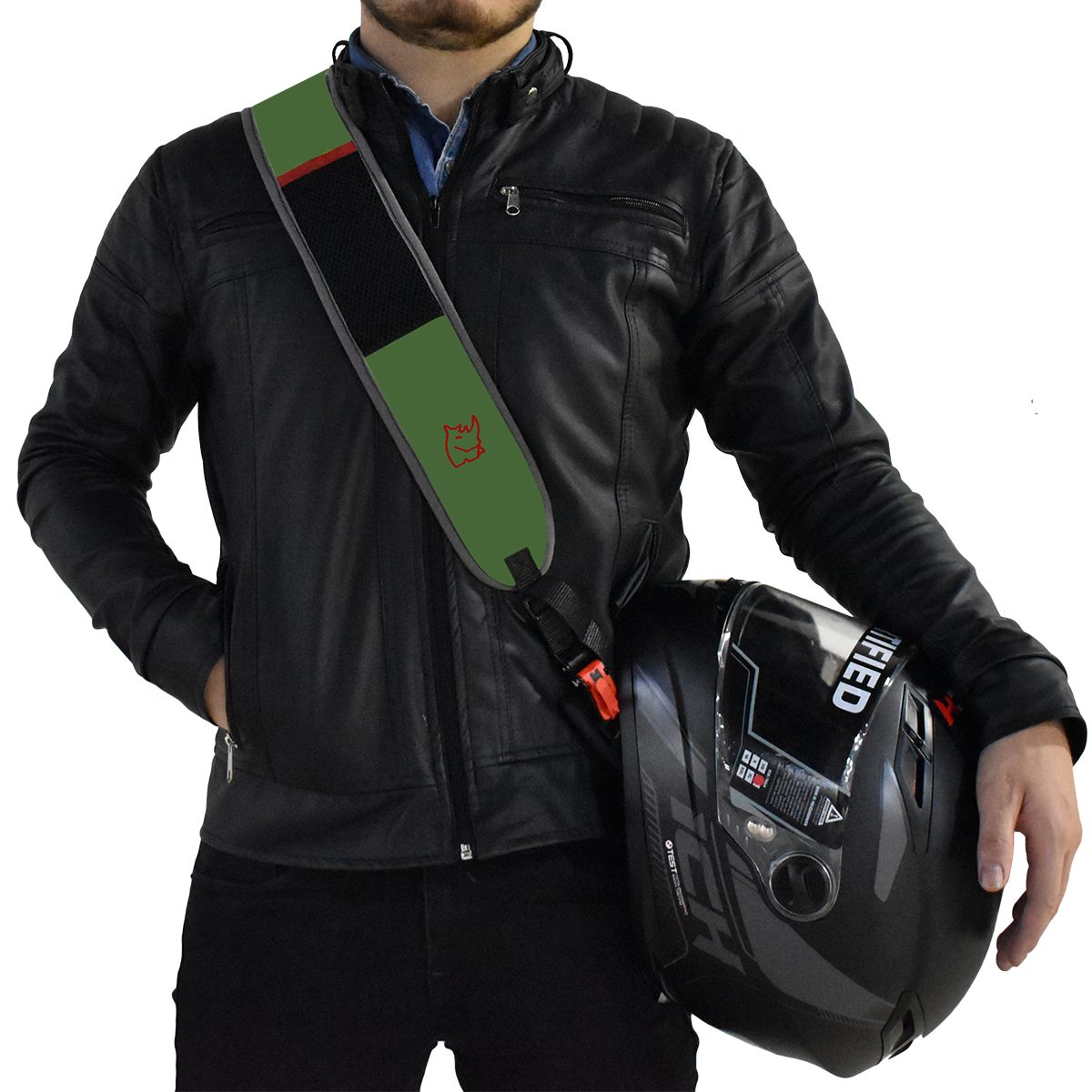 Correa para Casco de Moto – Manos Libres y Seguro