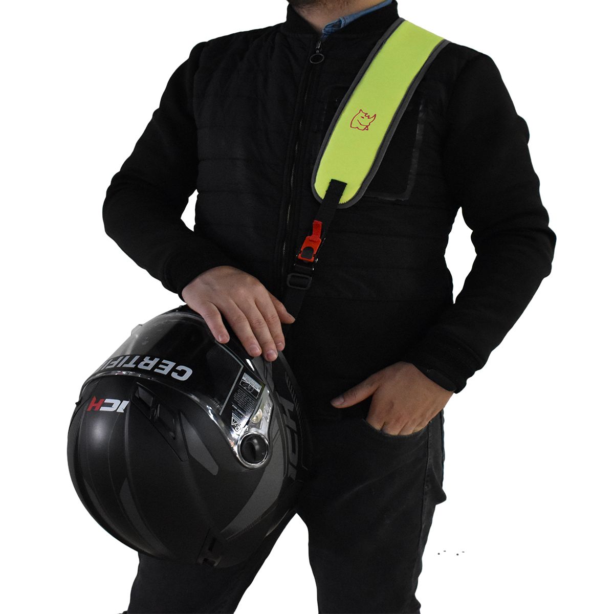 Correa para Casco de Moto – Manos Libres y Seguro
